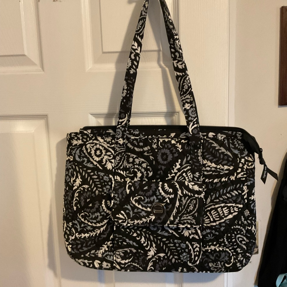 Vera Bradley laptop bag w/ matching wristlet